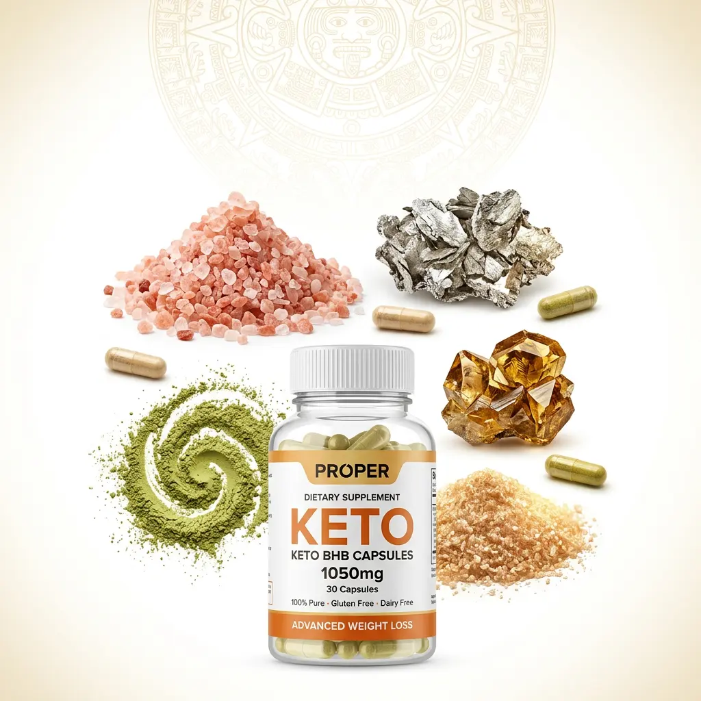 Minerales premium en la fórmula keto